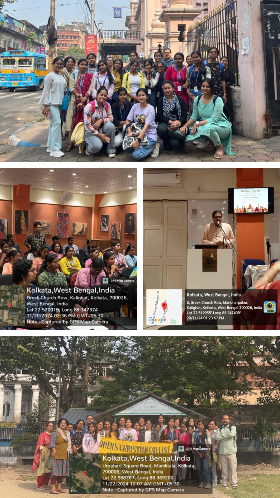 Observing Heritage week - Dept of History Nov 2024