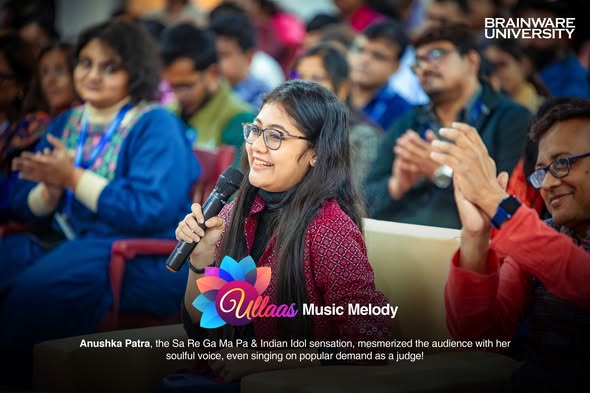 Departmental Student Anushka Patra won the Student of the Year Award, 2024, awarded by Times of India